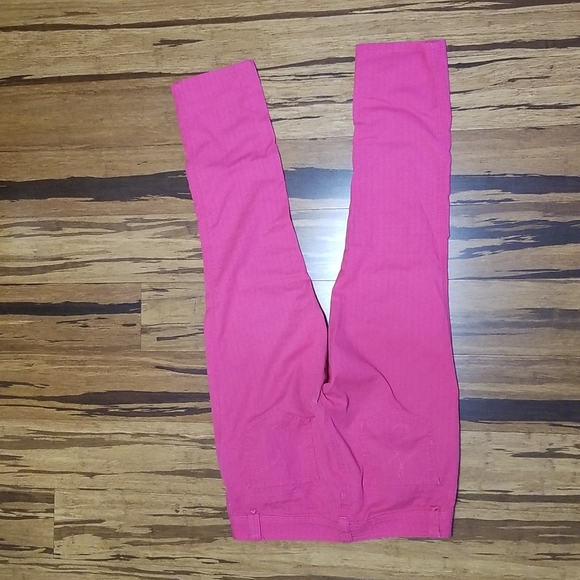 Juicy Couture hot pink cropped low rise pants sz 8 - Picture 6 of 6